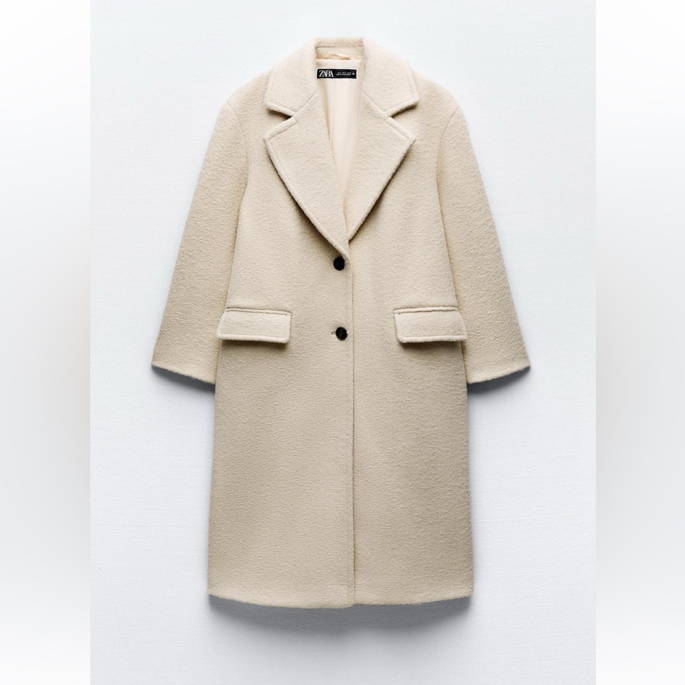 Zara Boucle Coat
